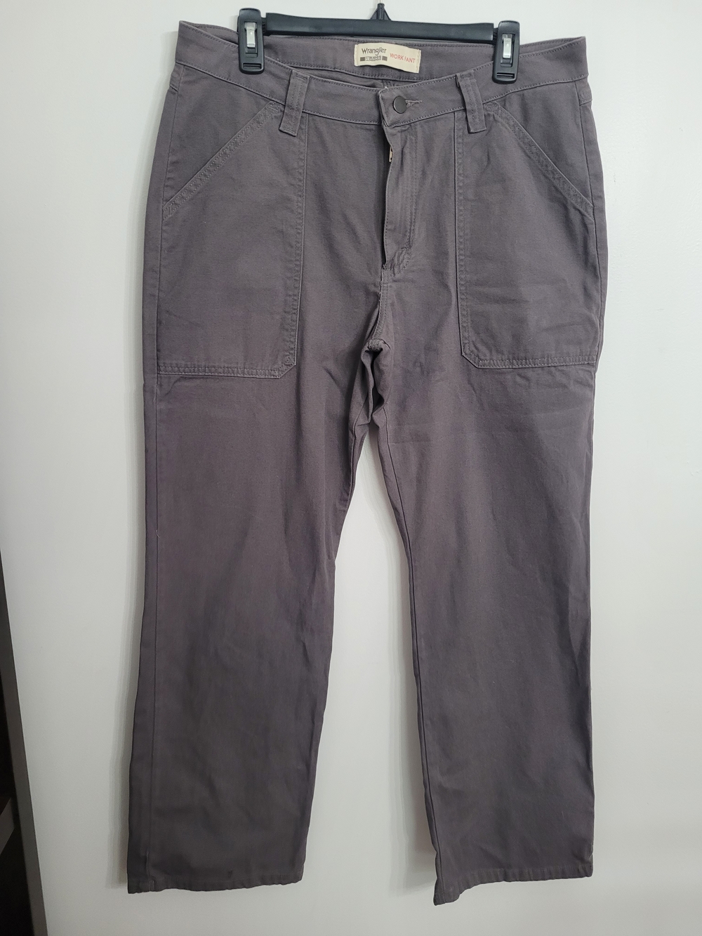 Wrangler Riggs Workwear Women's Canvas Work Pants Gray 16x30 MPN 3WF04CH